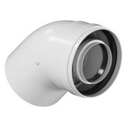Отвод конденсационный угол 45° D60/100 (UK-45)