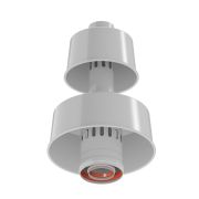 Оголовок с ветрозащитой D 60/100 белый