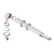 Комплект коаксиальный D60/100 L1000 мм (К-1,0) антилёд универсальный