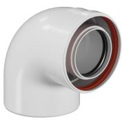 Отвод конденсационный угол 90° D80/125 (CW8-90-LN)